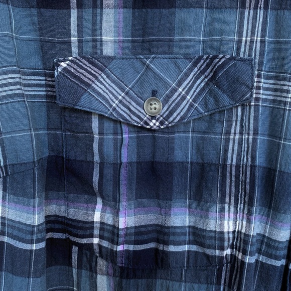 Eddie Bauer button down - blue - Picture 3 of 3